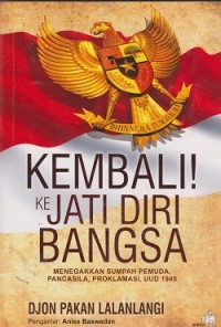 Kembali ke kati diri bangsa : menegakkan sumpah pemuda, pancasila, proklamasi, UUD 1945