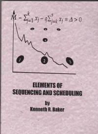 Elements of sequencing and scheduling