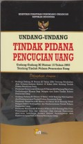 Undang-undang tindak pidana pencucian uang