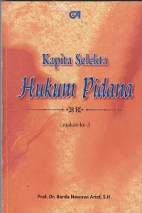 Kapita selekta hukum pidana