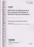 Ieee guide for measurement of environmrntal sensitivities of standard frequency generators