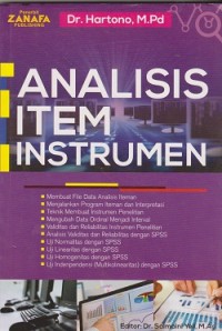 Analisis item instrumen