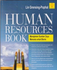 Human resources book : manajemen sumber daya manusia untuk bisnis