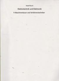 Elektrotechnik und elektronik fur maschinenbauer und verfahrenstechniker