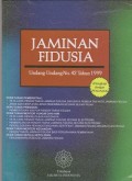 Jaminan fidusia undang-undang no. 42 tahun 1999 dilengkapi dengan penunjuk