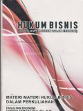 Hukum bisnis (aspek-aspek hukum dalam ekonomi)