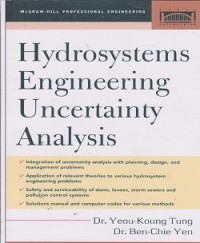 Hydrosystem engineering uncertainty analysis