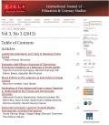 International Journal of Education & Literacy Studies = IJELS