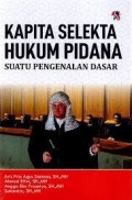 Kapita Selekta Hukum Pidana: Suatu Pengenalan Dasar