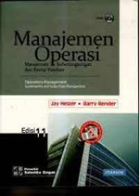 Manajemen Operasi :Manajemen Keberlangsungan Dan Rantai Pasokan