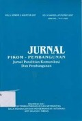 Jurnal Pikom-Pembangunan :Jurnal Penelitian Komunikasi Dan Pembangunan