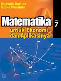 Matematika Untuk Ekonomi Dan Aplikasinya