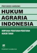 Hukum Agraria Indonesia