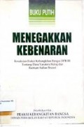 Buku Putih: Menegakkan Kebenaran