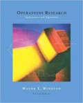 Operations Research :Applications And Algorithms