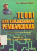 Teori Dan Kebijaksanaan Pembangunan