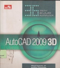Image of 36 menit belajar komputer autocad 2009 3D