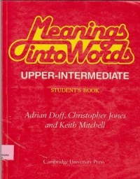 Meanings into words upper-intermediate