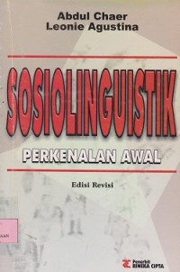 Image of Sosiolinguistik perkenalan awal,ed revisi