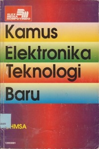 Image of Kamus elektronika teknologi baru