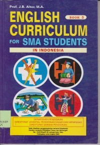 English curriculum for SMA students in Indonesia