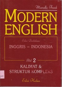 Modern english Inggris Indonesia : kalimat & struktur kompleks