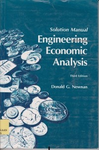 Solution manual engineering economic analysis