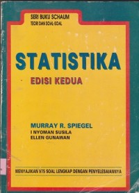 Seri buku schaum teori dan soalsoal statistika
