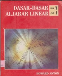 Image of Dasar-dasar aljabar linear