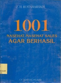 1001 nasehat-nasehat sales agar berhasil