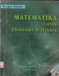Image of Matematika untuk ekonomi dan bisnis