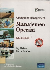 Operations management : manajemen operasi (CD : compact disc)