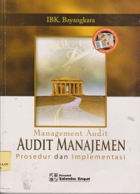 Image of Management audit = audit manajemen : prosedur dan implementasi
