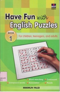 Have fun with english puzzles for children, teenagers, and adults