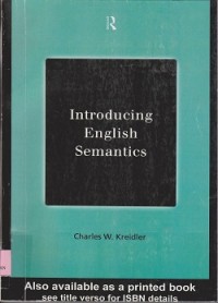 Introducing english semantics
