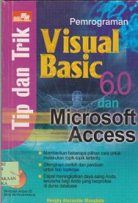 Tip dan trik pemrograman visual basic 6.0 dan mcrosoft access
