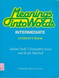 Meanings into words intermediate student's book