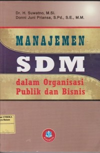 Manajemen SDM dalam organisasi publik dan bisnis