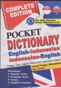Pocket dictionary : English-Indonesian Indonesian-English