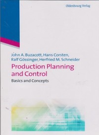 Image of Production planning and control: basics and concepts