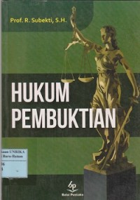 Image of Hukum pembuktian