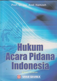 Image of Hukum acara pidana Indonesia