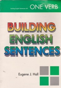 Buildeng english sentences with one verb