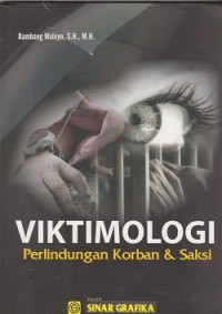 Image of Viktimologi perlindungan korban & saksi