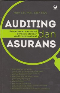Image of Auditing dan asuransi: pemeriksaan akuntansi berbasis standar audit internasional