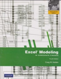 Excel modeling : in corporate finance