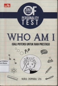 3 in 1 the series of personality test who am I (gali potensi untuk raih prestasi)