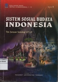 Image of Materi pokok sistem soaial budaya Indonesia; 1-9