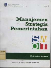 Image of Materi pokok manajemen strategik pemerintahan; 1-9 IPEM4218
