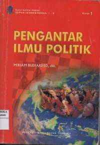 Materi pokok pengantar ilmu politik; 1-9